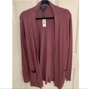 NWT! Express Mauve Cardigan